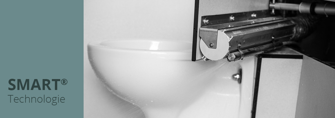 SMART-Technologie Tolitech selbstreinigende Toiletten