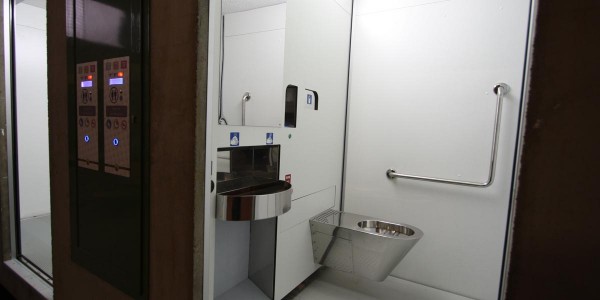 self cleaning toilet - interiors